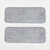 LIVINGTON Touchless Mop Replacement Pads, Floor Wipes, Microfibre Pads, Set