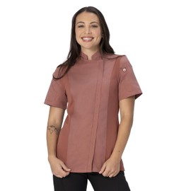 Chef Works Women's Springfield Chef Coat, Brick, Large