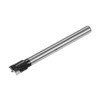 sourcing map Forstner Drill Bit 12mm (15/32") K30/C1 Tungsten Carbide