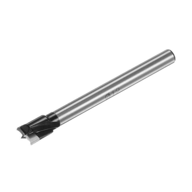 sourcing map Forstner Drill Bit 12mm (15/32") K30/C1 Tungsten Carbide