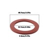 ECSiNG 2 x Fuel Cap Seal O-Rings 0337017000 Compatible with