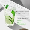 18.5oz Glass Cups with Lids and Straws - Set of