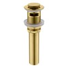 SUMERAIN Brass Pop Up Drain Stopper for Bathroom Sink with