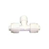 Flair-It 16822 Plastic Male Tee, 0.5" Size