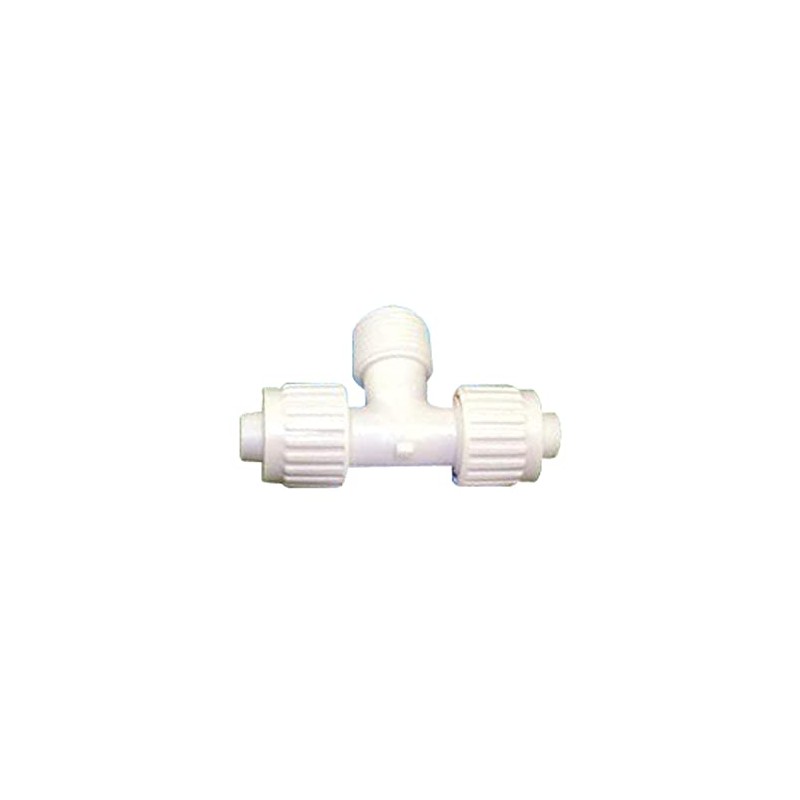 Flair-It 16822 Plastic Male Tee, 0.5" Size