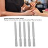 10pcs Stainless Steel Nail File 4 Sides Nail File Fine