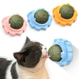 Generisch Katzenspielzeug zum Kauen, Lecken, Entspannen, Wandball, Katzenminze-Spielzeug für Kätzchen, Löwe, Katze, Katzenminze-Ball
