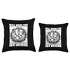 Will Work For Sea Urchins Marine Biology Oceanographer Throw Pillow