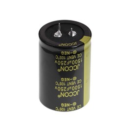2 Pieces 250V 1500UF 2 Pin Solder Snap-in Terminal Electrolytic Capacitor 250 Volt 1500 uF