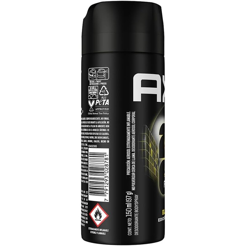 Axe Desodorante en aerosol para hombre Black 150ML
