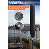 4smile Parasol Protective Cover, Colour: Black, Robust Protective Cover, Parasol