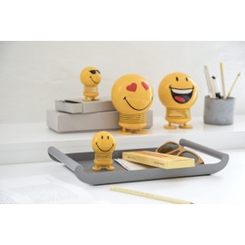 Hoptimist Smiley Joy Deko Skandinavisch, Deko Wohnzimmer, Schreibtisch Deko, Büro Gadgets, Tolle Kleine Geschenke, 4,5 x 5,6 x 6,6 cm, Small, Gelb