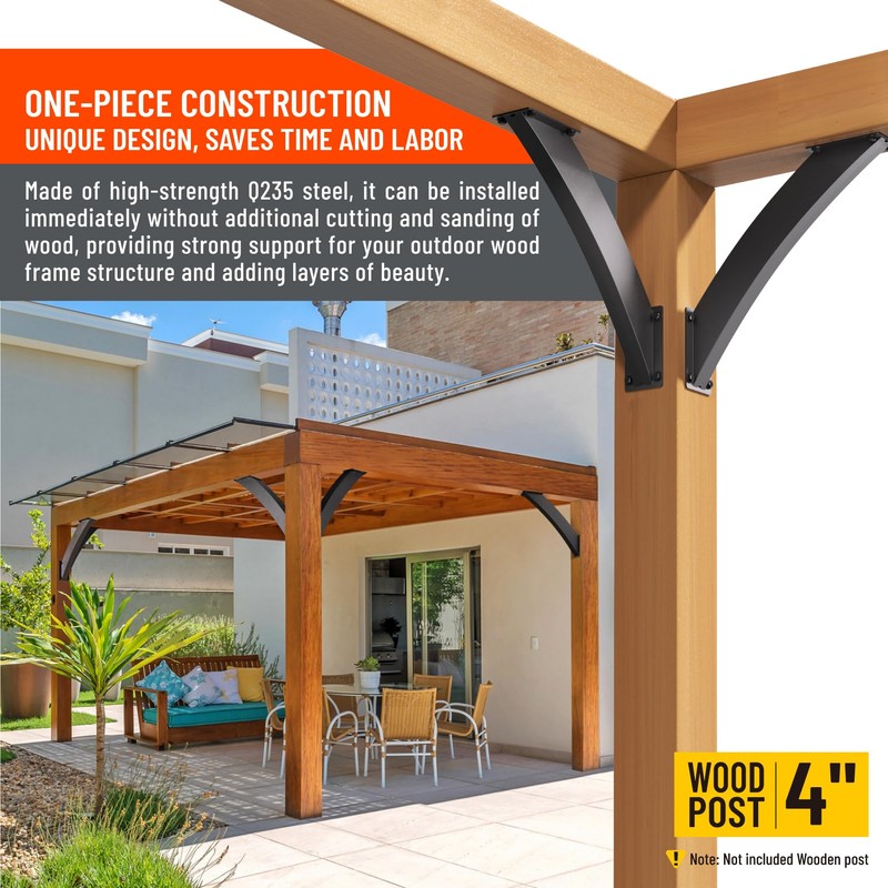 Uphode Q235-Steel Integrated Arc 2''x4''(Actual Tube Dia: 1.5''x 3.2'') 45