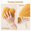 3 Pcs Sea Sponges for Shower, Natural Sea Sponge Loofah