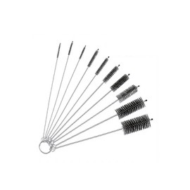 Mirhua 10 Pack Narrow Mouth Bottle Cleaning Brushes Nylon Long Tube Brushes Nylon Tube Brushes, Portable Small Cleaning Tools