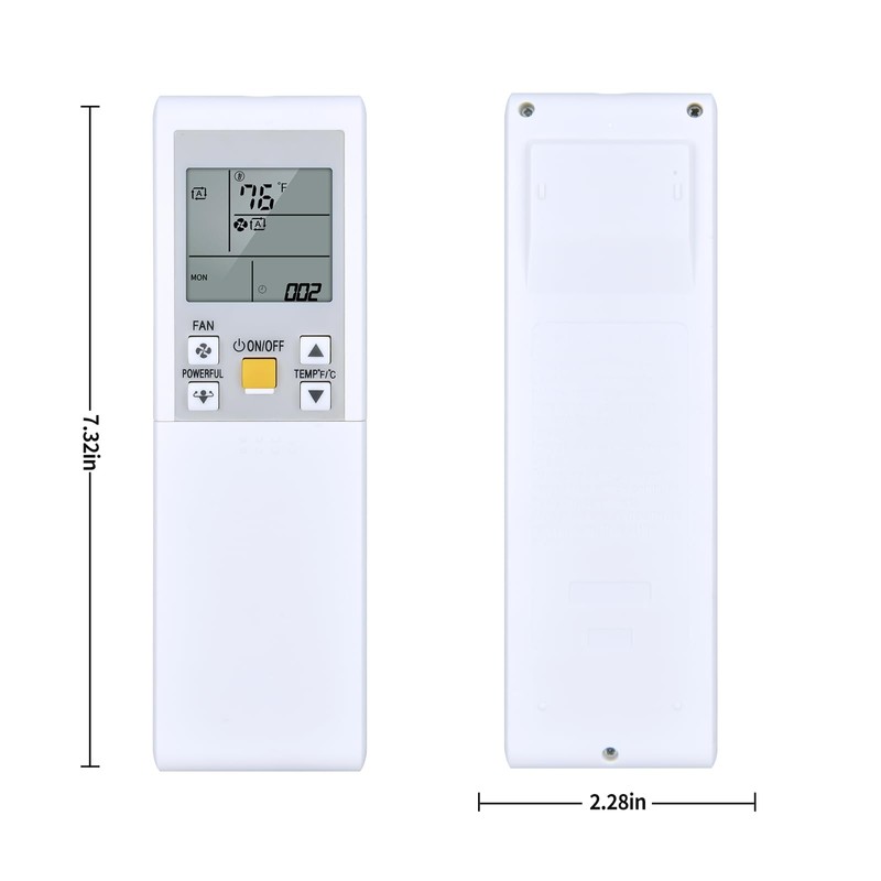 New Universal Replacement Remote Control Compatible for Daikin ARC452A8 ARC452A9