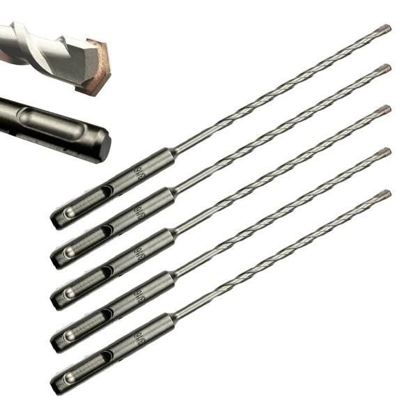 Direko SDS Plus Rotary Hammer Drill Bits 5-Piece 3/16 inch