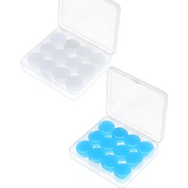 TPZORJX 24 Silikon-Ohrstöpsel zum Schlafen, Nacht, biegsame Ohrstöpsel, wiederverwendbare weiche Ohrstöpsel, wasserdichte Kinderohrstöpsel zum Schwimmen oder für Konzerte.