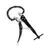 QWORK Tailpipe Cutter, Exhaust Tube Chain Cutter, Black Carbon Steel