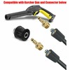 High Pressure Washer Adapter,Hose Adapter Quick Connect, Brass M22 Washer
