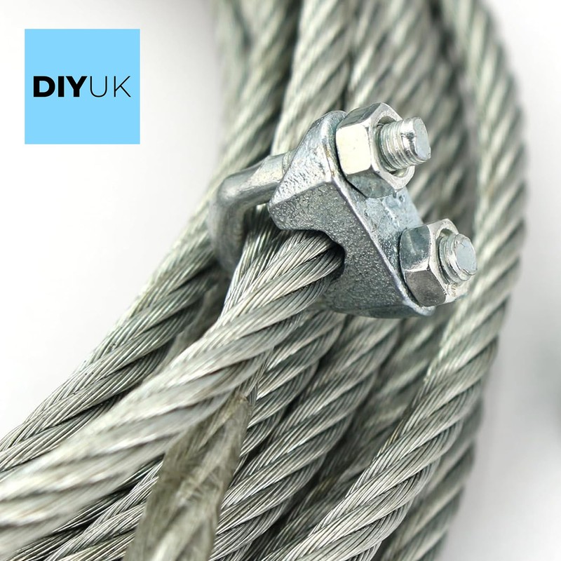 Wire Rope Clamp for 14mm Wire Rope Cable (Pack of: