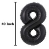 40inch Jumbo Black 18 Number Balloons for 18th Birthday Party