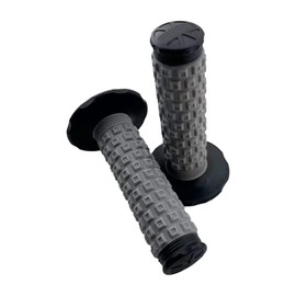 HJSIUTV Universal 7/8 Inch Motorcycle Hand Grips Cover Protectors Dirt Bike Throttle Bar Grip Compatible with Kawasaki KX60 KX125 KX250F Suzuki DRZ125L DR650 YZ250F WR250R TTR110 CR80R CRF150R (Gary)