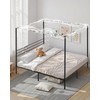VEVOR Canopy Bed Frame King Size, Metal Canopy Bed with