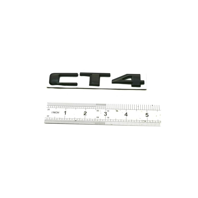 1x CT4 Rear Trunk Decklid Letter Adhesive Badge Emblem Nameplate