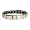 Germanium Bracelet (L) with Japanese Traditional Auspicious "Hachio" Design