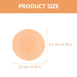 Gatuida 200pcs Circle Patch Pads Breathable Hemostatic Woundplast Safe for Water Activities