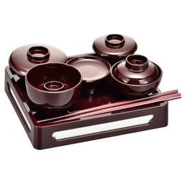Buddhist Altar Meal Set, Buddhist Altar Set, Accessories, Buddhist Utensils, Rice Bowl, Chopsticks Set, 4.5 Inches, New Tame Made in Japan, Sanmeny