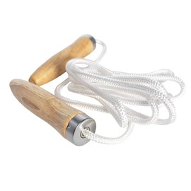 Cannon Sports cuerda de saltar ligera de poliéster con asas de madera, 8.5 pies