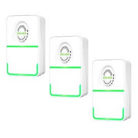 3 Piece Household Energy Saver, Intelligent Power Saver with Voltage Stabilizer and Surge Protector, 90-250V PC Material, Power Saving Box