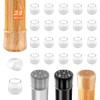 28pcs Chair Leg Protectors for Carpet, Round Bar Stools Feet