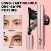 4 Stück Iron Eye Mascara，Iron Eye Eisenlocke Mascara(Schwarz, Braun)