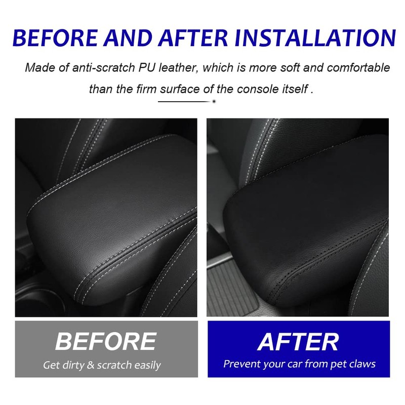 DEYTOP Center Console Cover for Subaru Crosstrek 2012-2017 Car Armrest