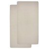 Meyco Baby Plain Fitted Sheets for the Cot Bed (Flat