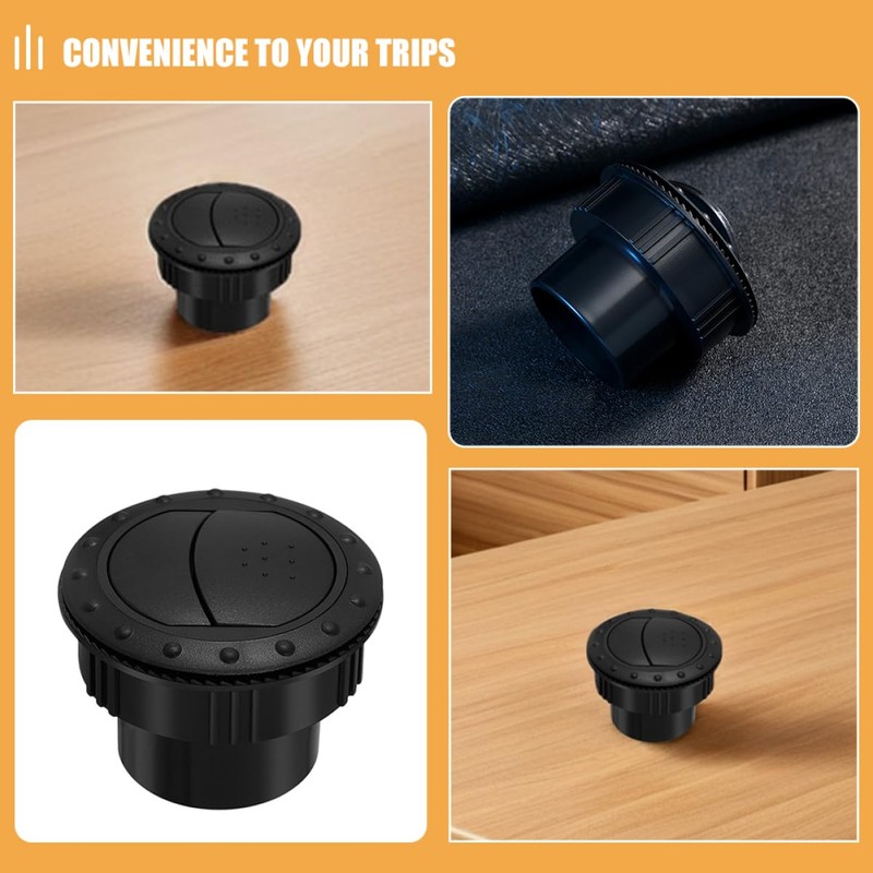 Alipis Air Conditioning Outlet Durable Round Dashboard Vent Cover for