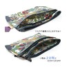 W Zipper Pouch, Liberty, Made in Japan, Dunclair Black