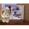 Angel with Dog Statue Pet Dog Memorial Statue Indoor Outdoor