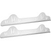 2 Pack Stove Gap Covers, 316 Stainless Steel, Length 25.5"-51"