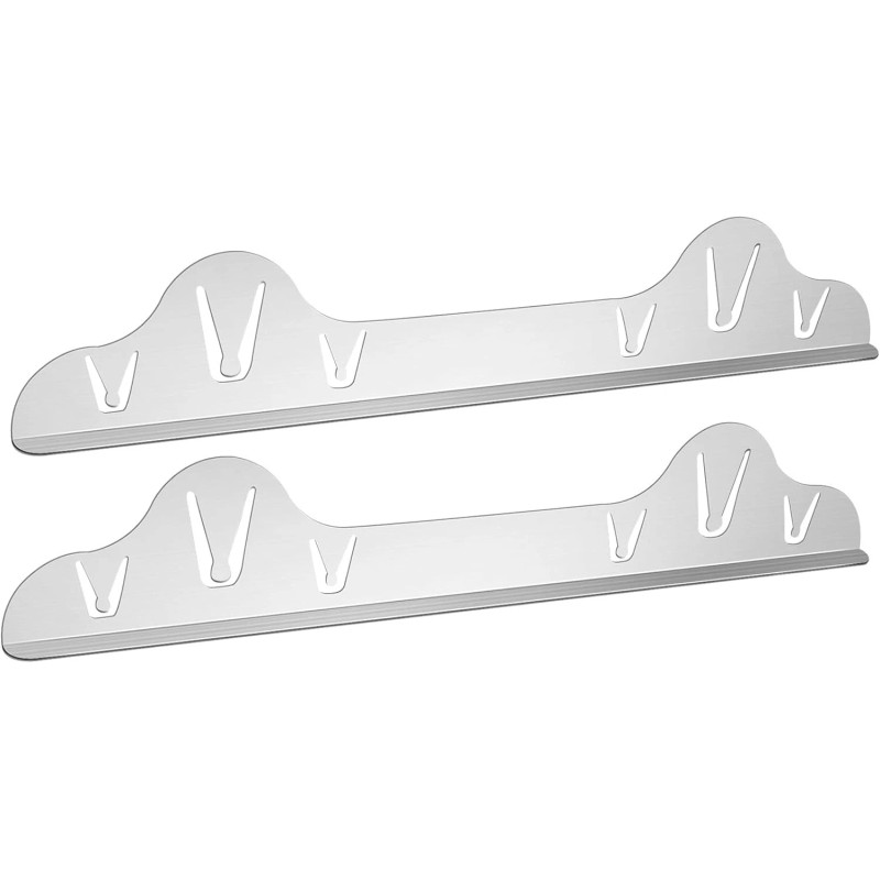 2 Pack Stove Gap Covers, 316 Stainless Steel, Length 25.5"-51"