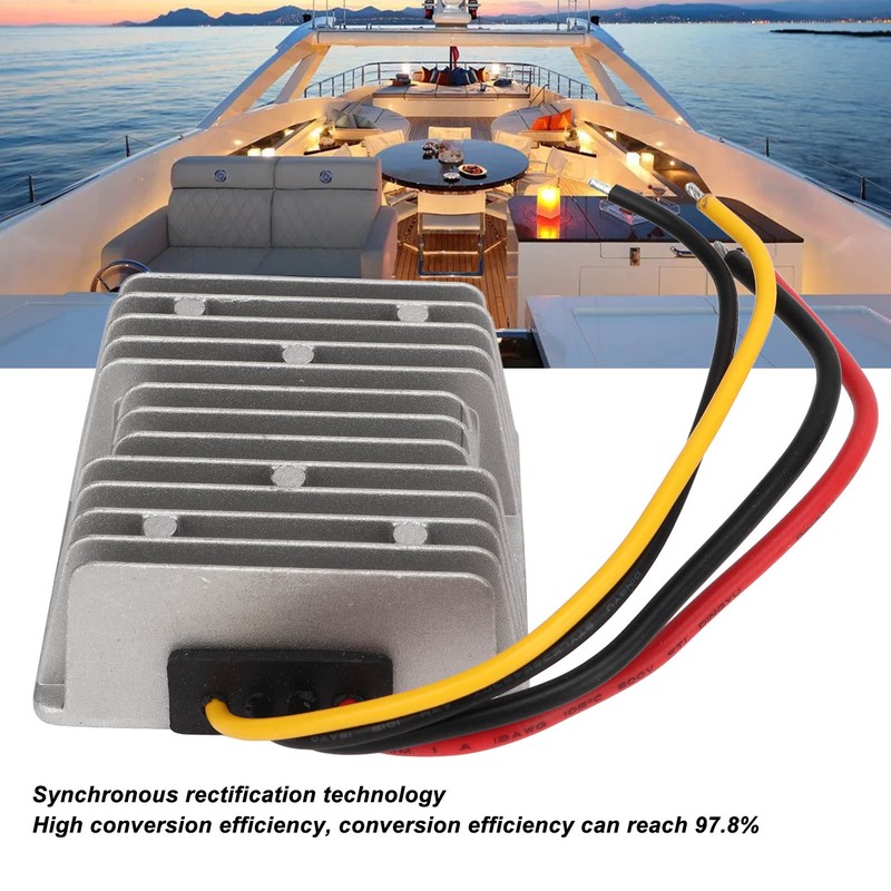 Converter Voltage Regulator 9-40V DC to 24V IP68 Waterproof for