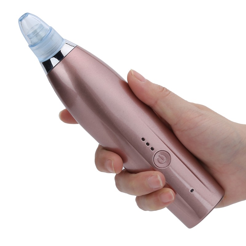 Rechargeable Electric Blackhead Removal Machine Vacuum Suction Face Pore CleanerChampagne