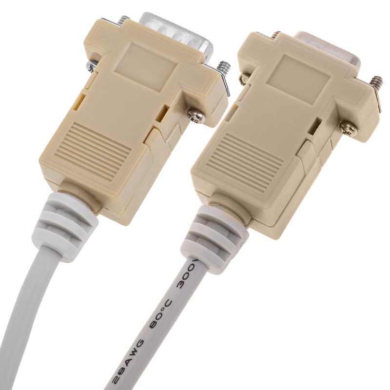 Cablematic - Cable Null-Modem Series 1.8m (DB9-M/H)