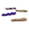 Namami Hair Pin, 2-Piece Set, Wavy Shape, Korean Style, Fashionable,