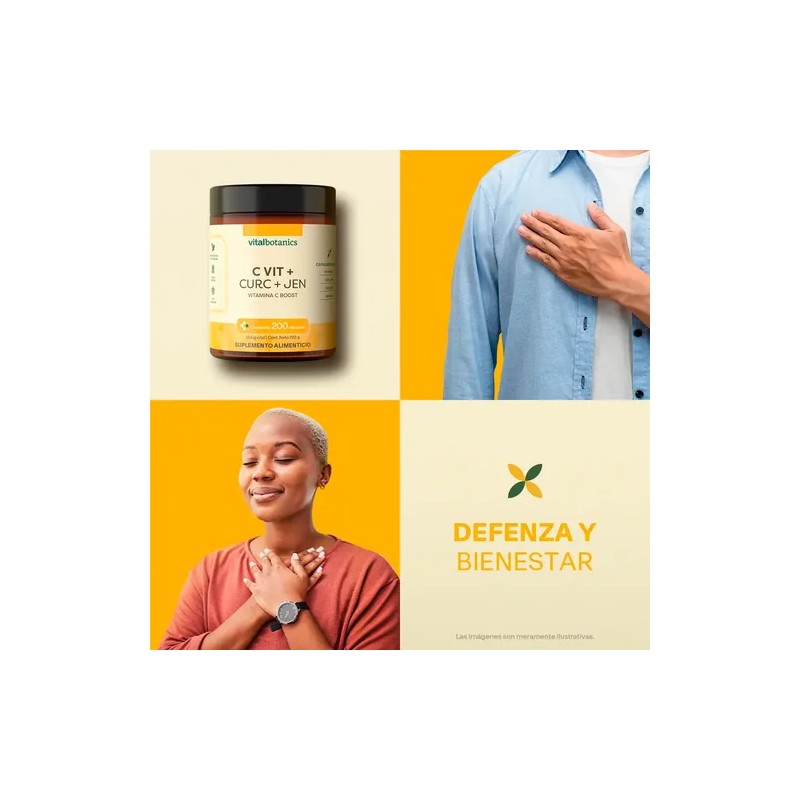 Suplemento Vitamina C 200 Cápsulas | Vitalbotanics