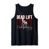 Deadlift deadlift palestra scheletro allenamento di Canotta
