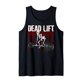 Deadlift deadlift palestra scheletro allenamento di Canotta